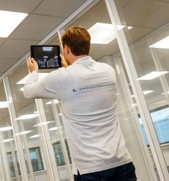 Energielabel bedrijfspand opname